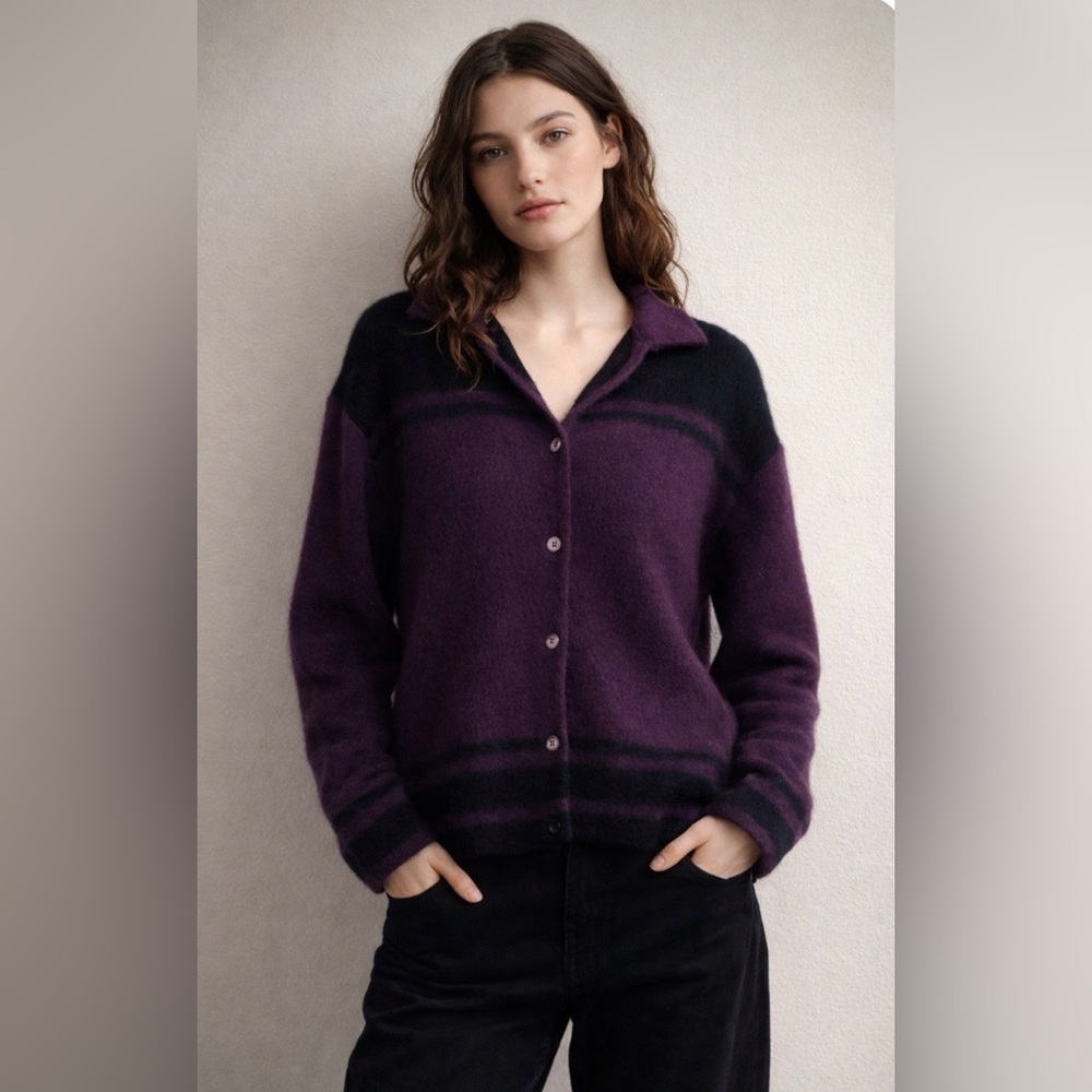NYBASED Sweater Cardigan 100% Wool